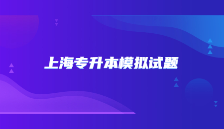 2022年上海专升本管理学模拟试题及答案二